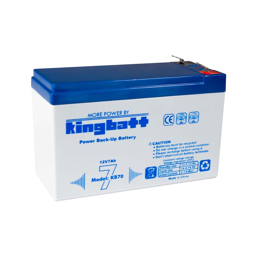 kb1207-r.jpg باتری کینگ بت 7 آمپر 12 ولت مدل KB1207 - تصویر 1